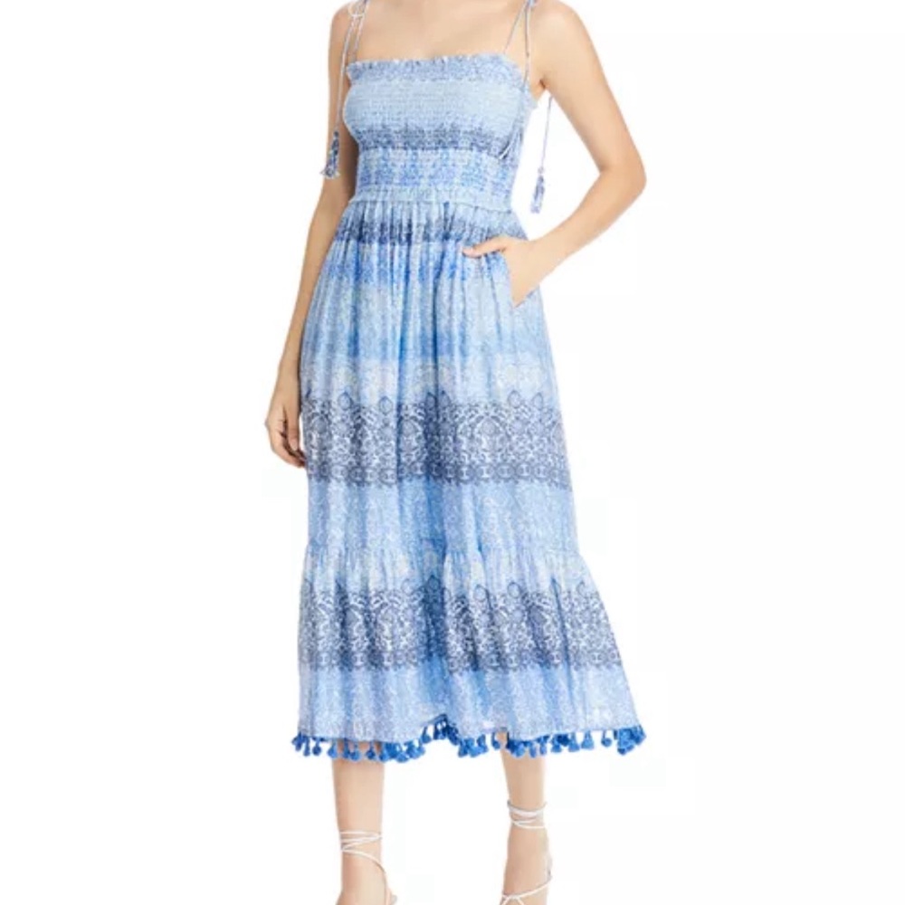 Aqua blue maxi dress size medium